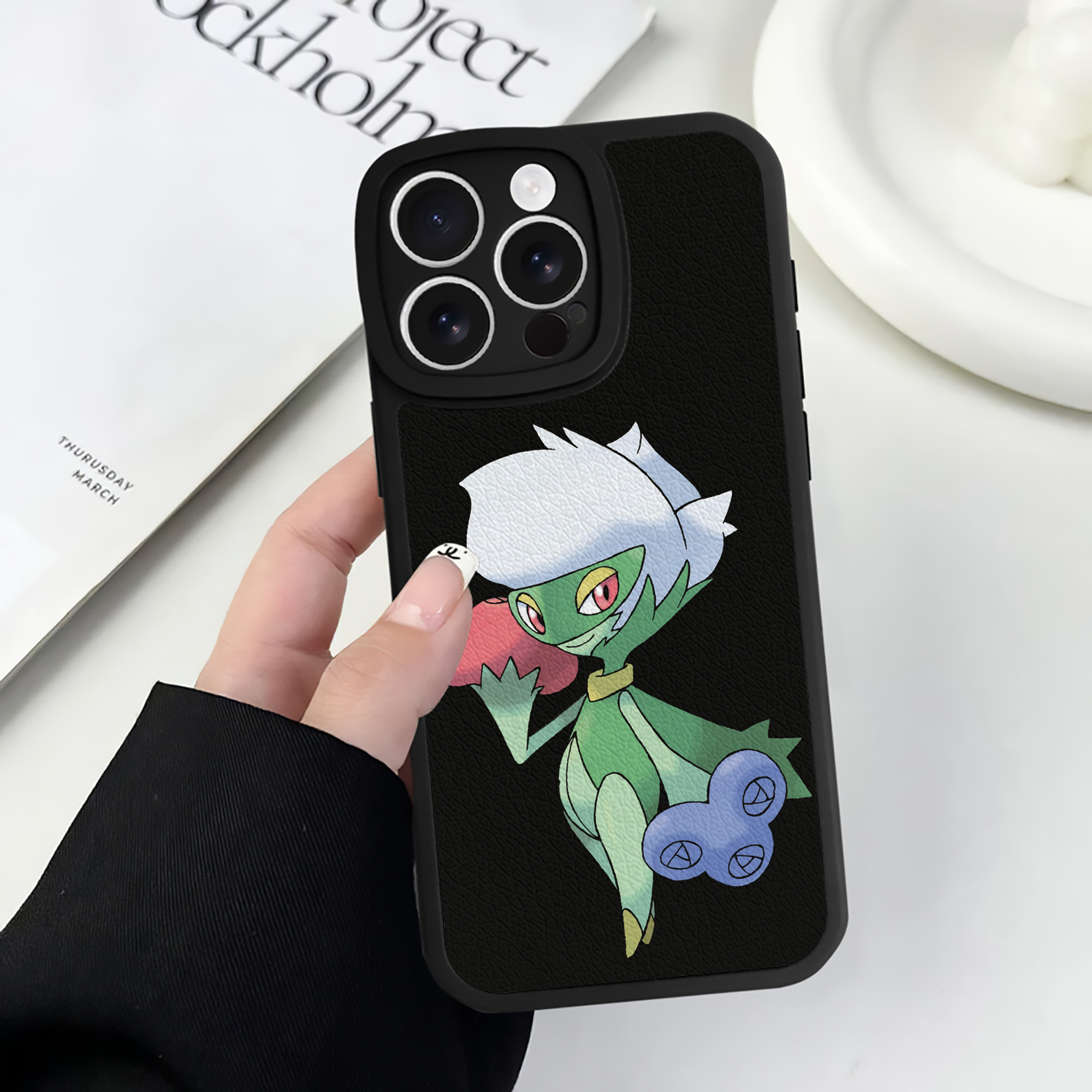 （画像用） ポケットモンスター Pokémon 【iPhone 16シリーズ対応】シリコンスマホケース（レザー調） 材質：シリコン